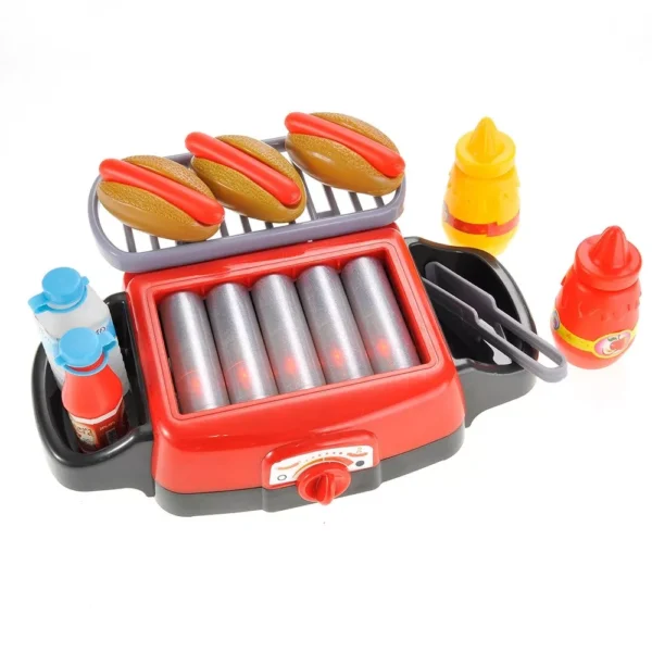 Hot Dog Roller Grill Pretend Food Playset - Image 2