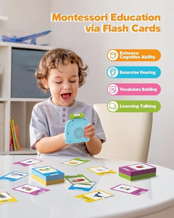 Talking Flash Cards for Toddlers (Ages 1–4) – Montessori Language - Image 2